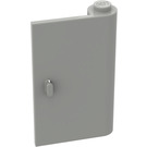 LEGO Light Gray Door 1 x 3 x 4 Right with Solid Hinge (446)
