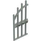 LEGO Světle šedá Dveře 1 x 4 x 9 Arched Gate s Bars (42448)