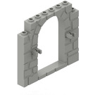 LEGO Hellgrau Tür Rahmen 1 x 8 x 6 mit Clips (40242)