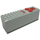 LEGO Light Gray Electric 9V Battery Box 4 x 14 x 4 with Dark Gray Base (2847 / 74650)