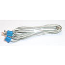 LEGO Light Gray Electric Wire 12V / 4.5V with three Leads, with Blue Male and Female Connectors