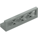 LEGO Light Gray Fence 1 x 4 x 1 Lattice (3633)