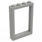 LEGO Light Gray Frame 1 x 4 x 5 with Solid Studs