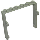 LEGO Light Gray Garage Door Frame 1 x 6 x 4