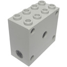 LEGO Light Gray Gear Block 2 x 4 x 3