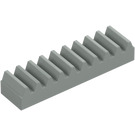 LEGO Light Gray Gear Rack 4 (3743 / 4296)