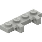 LEGO Lichtgrijs Scharnier Plaat 1 x 4 Vergrendelings met Twee Stubs (44568 / 51483)
