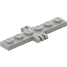 LEGO Light Gray Hinge Plate 1 x 6 with 2 and 3 Stubs (4507)