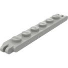LEGO Hinge Plate 1 x 6 with 2 and 3 Stubs On Ends (4504)