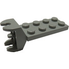 LEGO Light Gray Hinge Plate 2 x 4 with Articulated Joint - Female (3640)