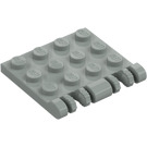 LEGO Light Gray Hinge Plate 4 x 4 Locking (44570 / 50337)