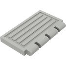 LEGO Lys grå Hengsel Tile 2 x 4 med Ribs (2873)