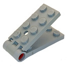 LEGO Lichtgrijs Hinged Plaat 2 x 4 (3149)