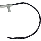 LEGO Light Gray Hose Nozzle with Handle with Black String (73180)