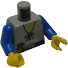 LEGO Jasny szary Majisto Wizards Minifigurka Tułów (973)