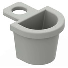 LEGO Lichtgrijs Minifig Container D-Basket (4523 / 5678)