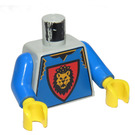 LEGO Hellgrau Minifig Torso mit King Leo Muster (973)