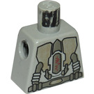 LEGO Gris claro Minifigura Torso sin brazos con Gold Triangular Machinery y Correa (973)