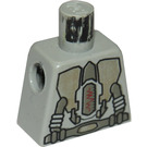 LEGO Light Gray Minifig Torso without Arms with Gold Triangular Machinery and Belt (973)