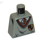 LEGO Lysegrå Minifig Torso uden arme med Harry Potter Gryffindor Skjold (973)