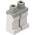 LEGO Hellgrau Minifigure Hüften mit Weiß Beine (73200 / 88584)