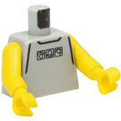 LEGO Lichtgrijs Minifiguur NBA Torso