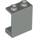 LEGO Gris Clair Panneau 1 x 2 x 2 sans Supports Latéraux, Tenons Creux (4864 / 6268)