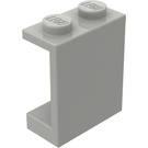 LEGO Light Gray Panel 1 x 2 x 2 without Side Supports, Solid Studs (4864)