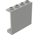 LEGO Lys grå Panel 1 x 4 x 3 uten sidestøtter, hule knotter (4215 / 30007)