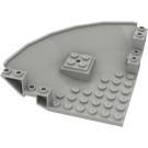 LEGO Hellgrau Panel 10 x 10 x 2.3 Invertiert Ecke Quartal (30201)
