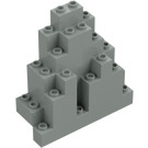 LEGO Light Gray Panel 3 x 8 x 7 Rock Triangular (6083)