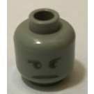 LEGO Light Gray Peeves Head (Safety Stud) (3626)