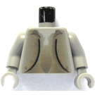 LEGO Light Gray Peeves Torso with Light Gray Arms and Light Gray Hands (973)