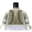 LEGO Light Gray Peeves Torso with Light Gray Arms and Light Gray Hands (973 / 73403)