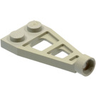 LEGO Grigio chiaro Piastra 1 x 2 Triangolo con Bottoncino Foro (4596)