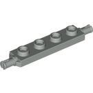 LEGO Light Gray Plate 1 x 4 with Wheel Holders (2926 / 42946)