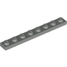 LEGO Light Gray Plate 1 x 8 (3460)