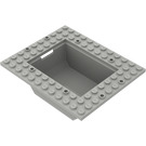 LEGO Light Gray Plate 10 x 12 with 6 x 8 Recess