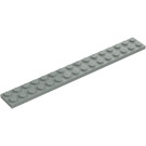 LEGO Lys grå Plate 2 x 16 (4282)