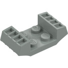 LEGO Lys grå Plate 2 x 2 med Hevede Grilles (41862)