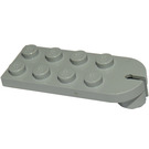 LEGO Light Gray Plate 2 x 5 with Ball Joint Socket (3491)