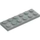 LEGO Světle šedá Deska 2 x 6 (3795)