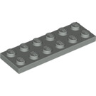 LEGO Light Gray Plate 2 x 6 (3795)