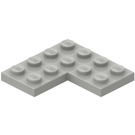 LEGO Light Gray Plate 4 x 4 Corner (2639)