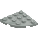 LEGO Light Gray Plate 4 x 4 Round Corner (30565)