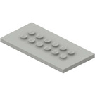 LEGO Lichtgrijs Plaat 4 x 8 met Studs in Centre (6576)