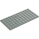 LEGO Jasny szary Talerz 6 x 12 (3028)