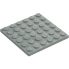 LEGO Gris claro Placa 6 x 6 (3958)