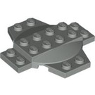 LEGO Lichtgrijs Plaat 6 x 6 x 0.667 Kruis met Dome (30303)