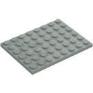 LEGO Lichtgrijs Plaat 6 x 8 (3036)